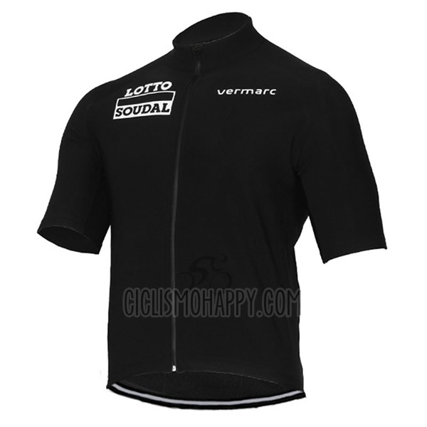Lotto Soudal Cycling Jersey Bib Short 2017 Short Sleeve Black